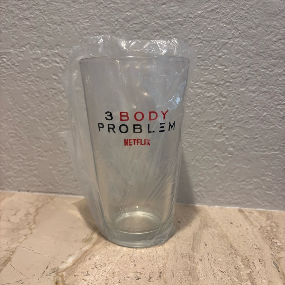 3 BODY PROBLEM Original Promotional Glass NEW and Rare Netflix TV